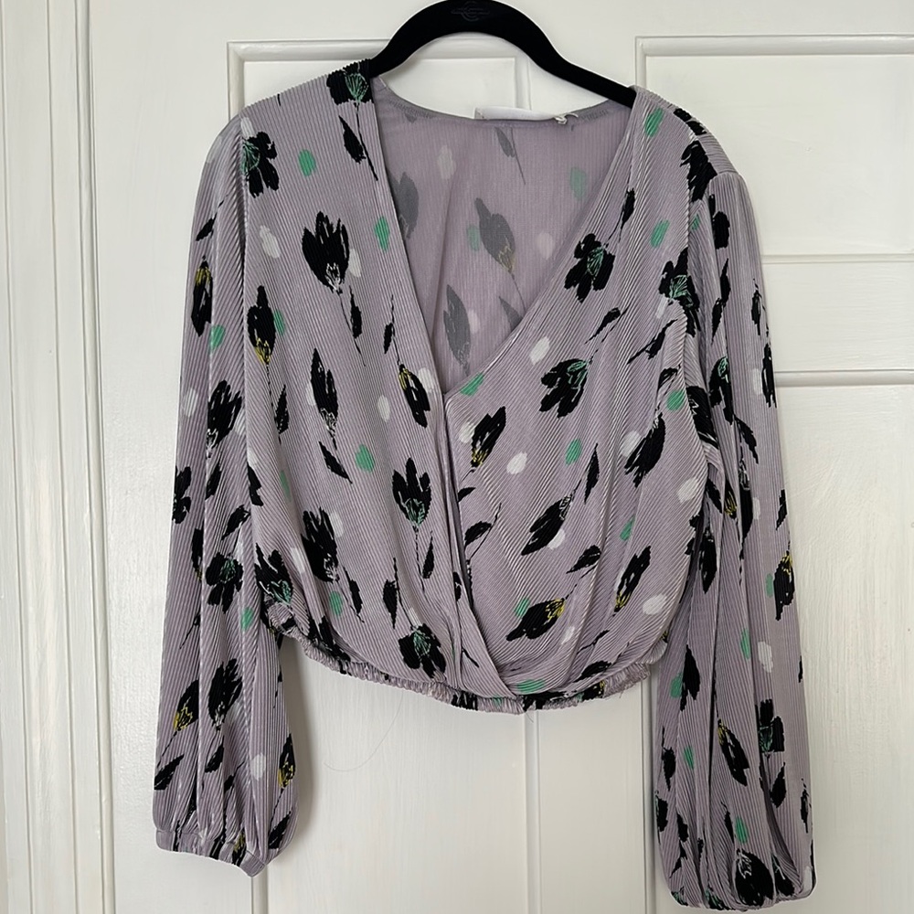 ASTR Women's Floral Top in Lavender